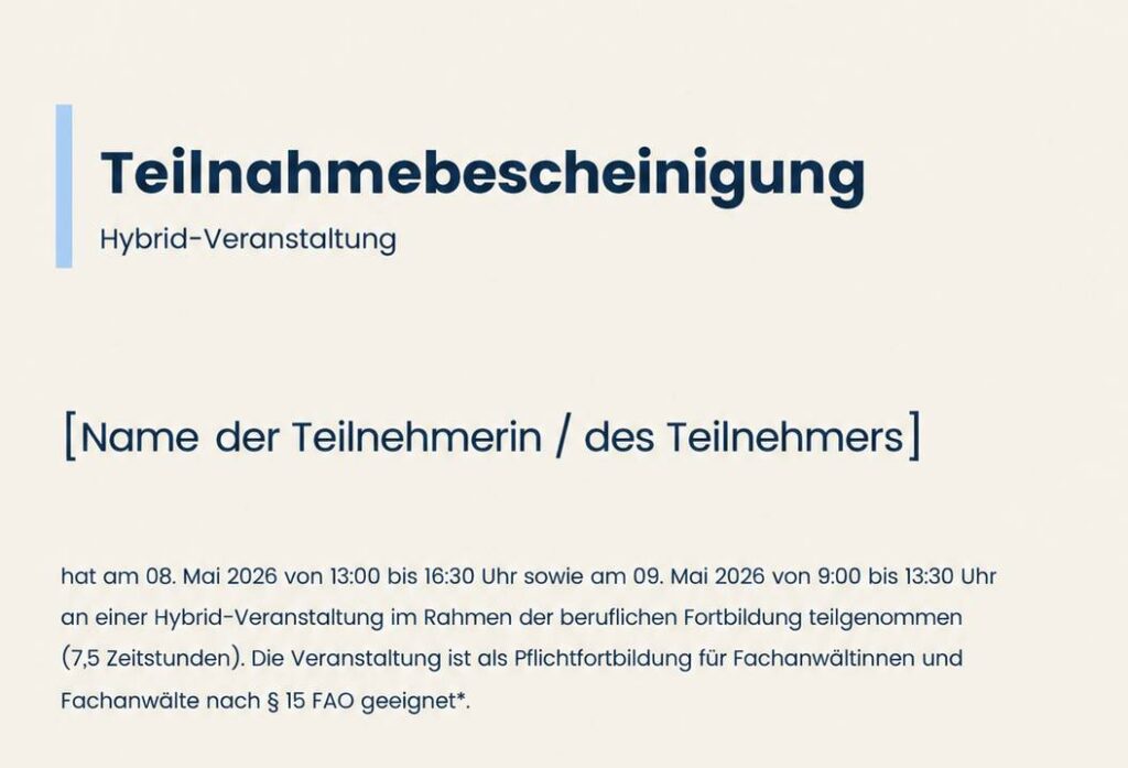 Broadcast- und Livestream-Technik bei der hybriden Fortbildung