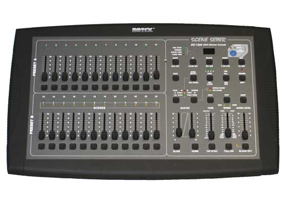 Botex Scene Setter DC-1224 24-Kanal DMX-Lichtmischpult